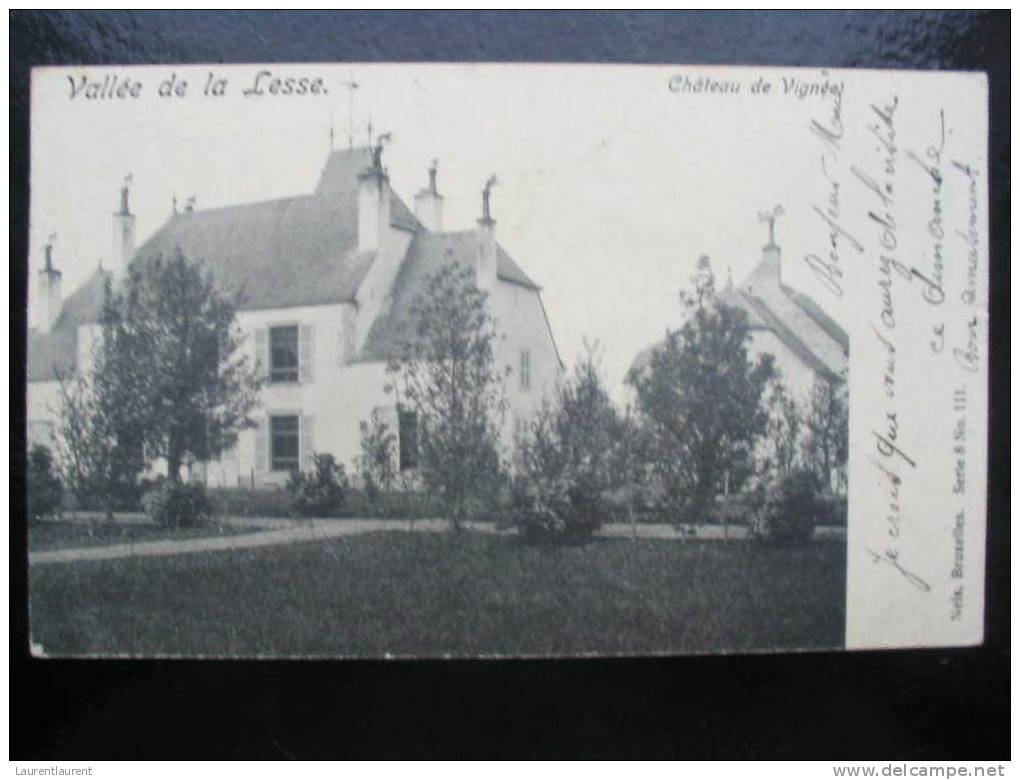 VIGNEE - Le Château, Vallée De La Lesse ( Noir Et Blanc ) - Beauraing