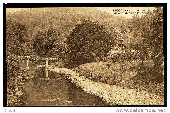 6954 -   Trooz  Vue  Sur La Vesdre Et Vieux Château De La Fenderie - Trooz