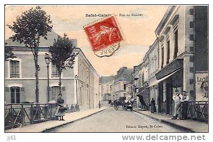 Saint Calais Rue Du Guichet CPA BE - Saint Calais