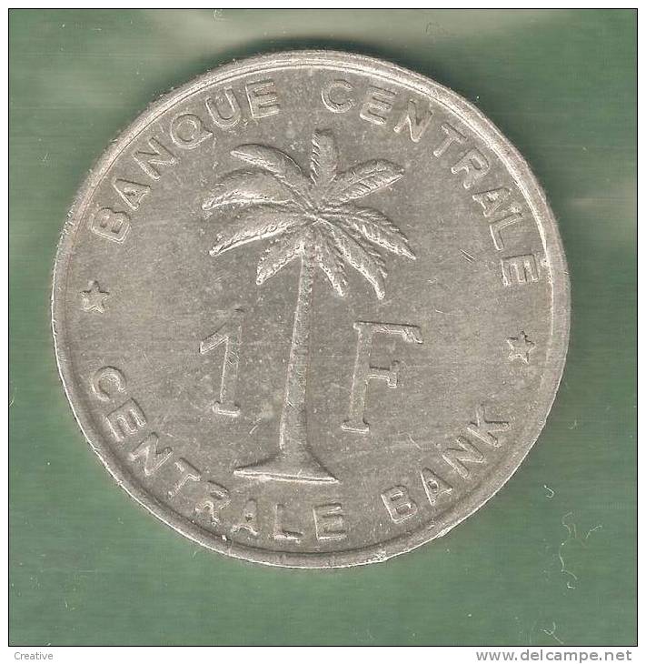 1959 BELGISCH CONGO - CONGO BELGE 1Fr  RUANDA -URUNDI  Scan198 - 1951-1960: Baudouin I