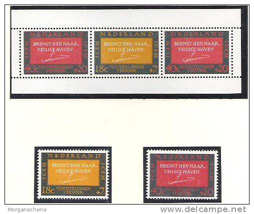 NEDERLAND, 1966, MI 4 ET 856-857, ** ICEM - Carnets Et Roulettes