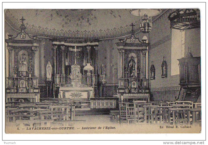 C3301 - LAVACHERIE-SUR-OURTHE - Intérieur De L' Eglise - Sainte-Ode