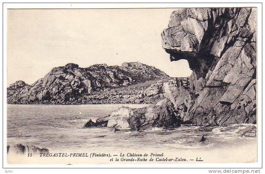 TREGASTEL PRIMEL - Le Château De Primel Et La Grande Roche De Castel Ar Zalou - Plougasnou