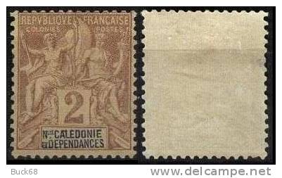 NOUVELLE-CALÉDONIE Poste 42 (*) MHNG Groupe (sans Gomme) [ColCla] - Ungebraucht