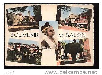 Jolie CP 13 Souvenir De Salon (de Provence) - écrite - Ed MAR 8863 - Salon De Provence