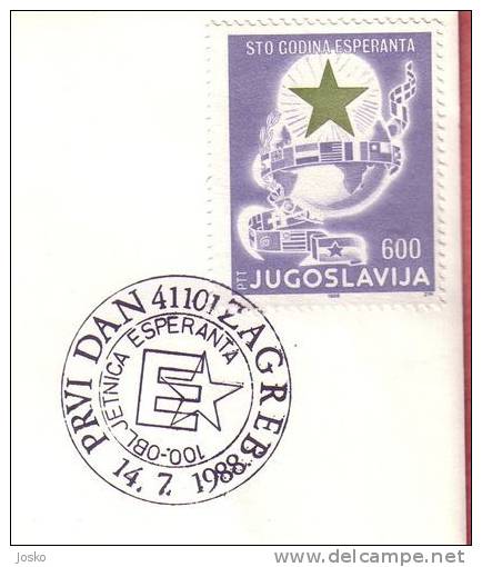 ESPERANTO - 100. Anniversary  ( Yugoslavia ) - Esperanto
