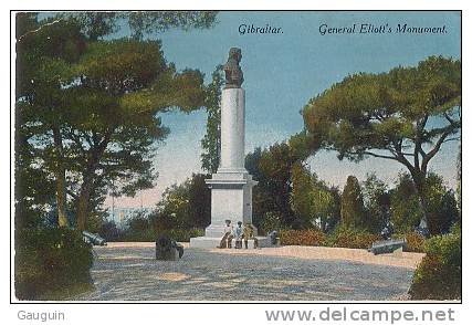 CPA - GIBRALTAR - GENERAL ELIOTT'S - Edition  Anglaise - Gibraltar