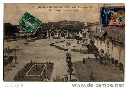 13- MARSEILLE - Exposition Internationale D Electricité 1908 - Mostra Elettricità E Altre