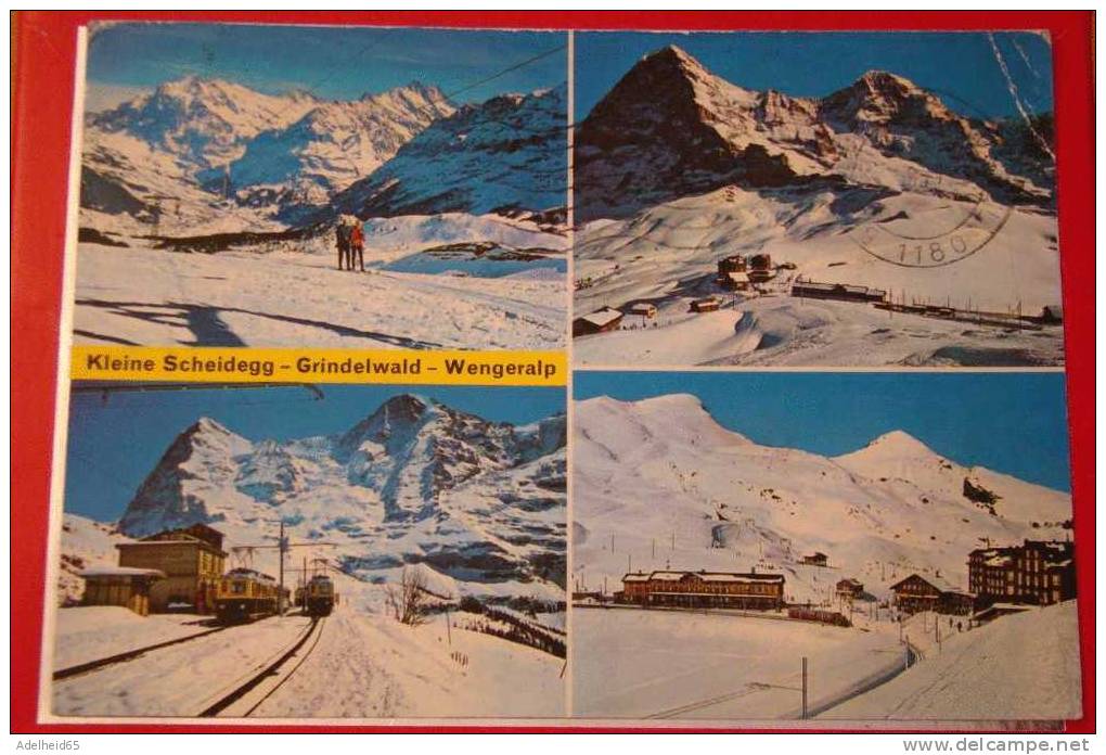 Téléphérique, Kabelbaan, Kabelspoor, Seilbahn, Kleine Scheidegg, Grindelwald Wengeralp, Train, Trein - Funiculaires