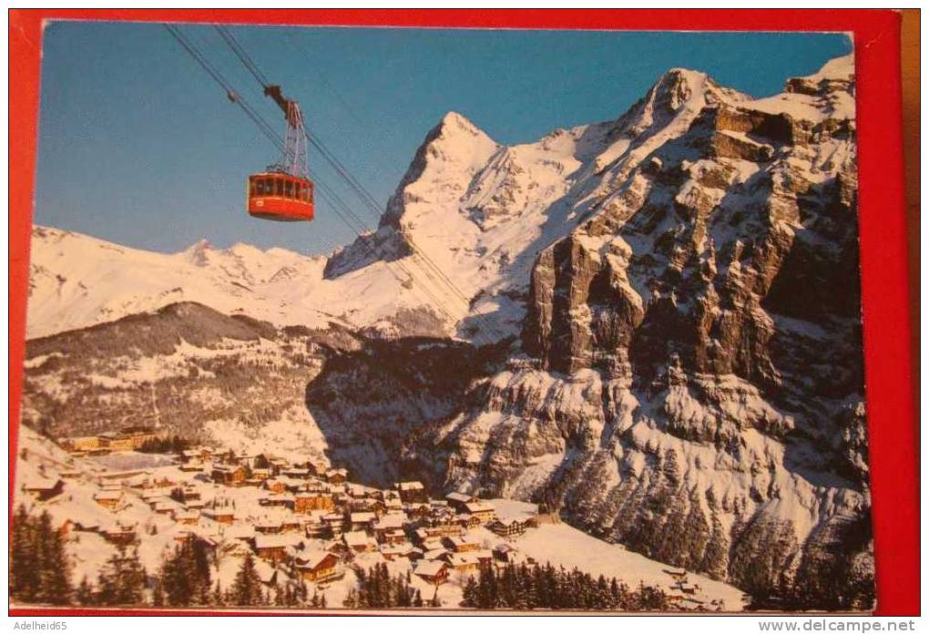 Télécabine, Téléphérique, Kabelbaan, Kabelspoor, Seilbahn, Muerren, Schilthorbahn, Eiger, Moench - Funiculaires