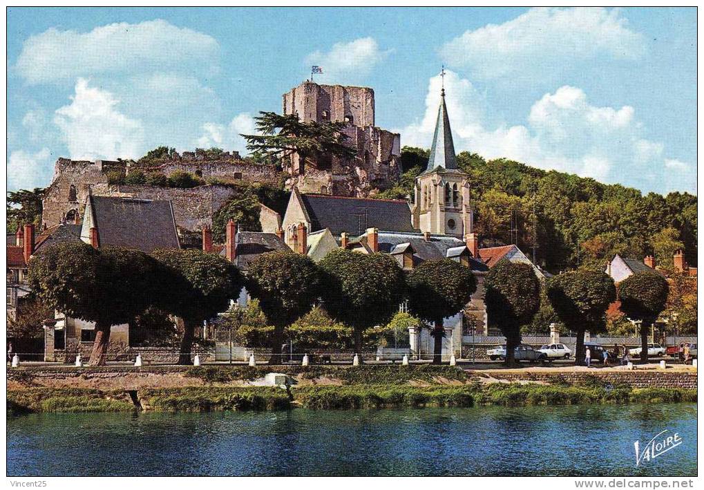 Montrichard   Le Cher Eglise Sainte Croix Et Le Donjon 1970 - Montrichard