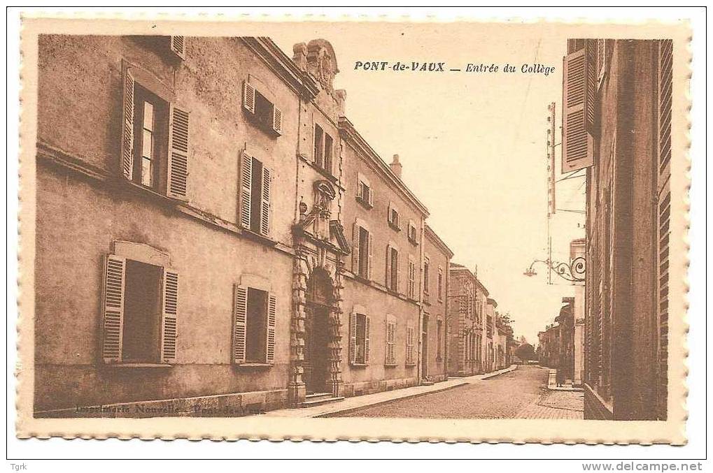 Pont De Vaux   Entrée Du Collège - Pont-de-Vaux