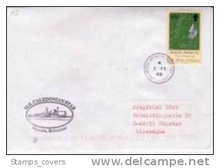 BAT USED COVER 1999 ANTARTIC CANCELED BAR - Lettres & Documents