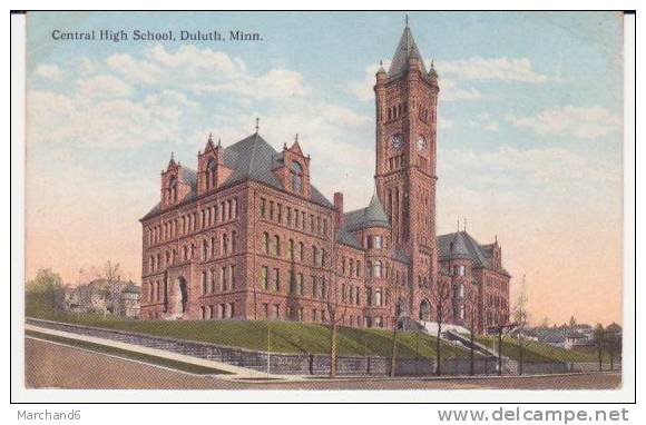 CENTRAL HIGH SCHOOL DULUTH MINN - Other & Unclassified