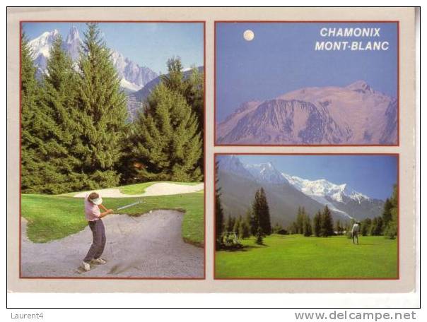 Golf Courses Postcard - Carte De Terrain De Golfe - Golf