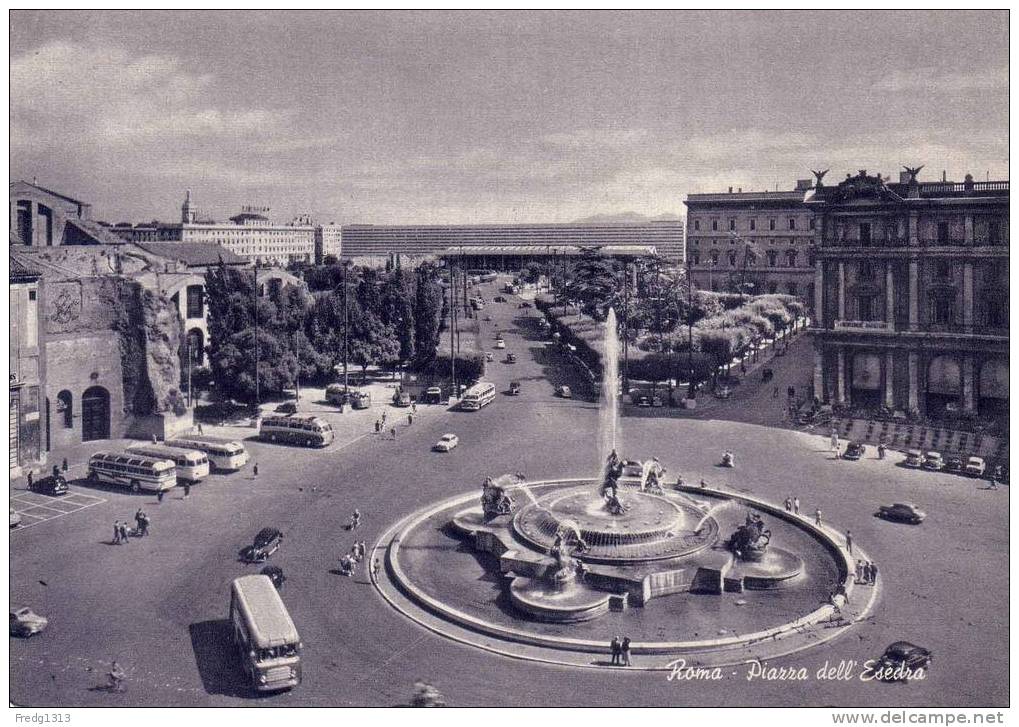 Roma - Piazza Dell Esedra - Piazze