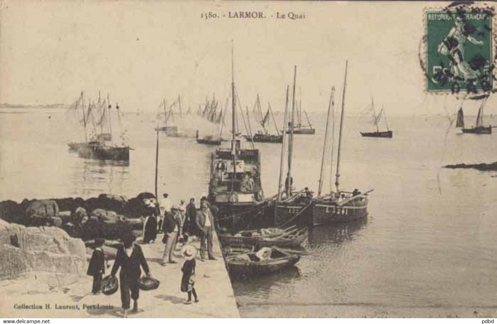 56 . N° 1580 . LARMOR . Le Quai . - Larmor-Plage