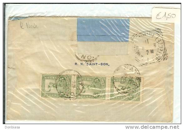 Grecia (Greece): Lettera Viaggiata 1908 - Brieven En Documenten
