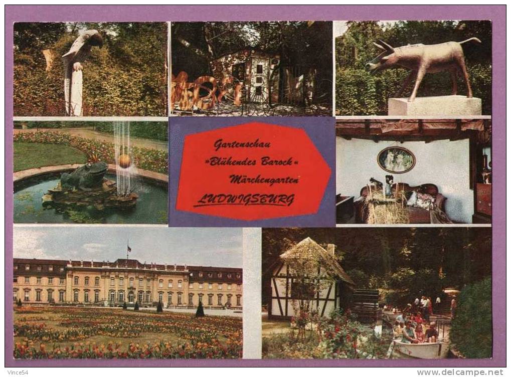 LUDWIGSBURG  -  Mehrbild - Gartenschau "Blühendes Barok" Märchengarten - Ludwigsburg