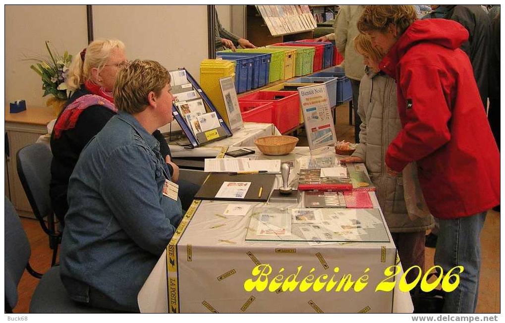 BEDECINE 2006 ILLZACH Enveloppe+flamme+cachet Timbre SAMMY CAUVIN & Photo TUNIQUES BLEUES & AGENT 212 - Comics