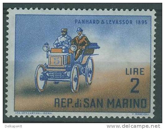 San Marino 1962 Mi 705 ** - Panhard & Levassor (1895) - Auto's