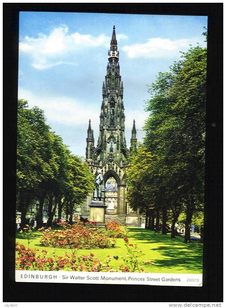 Edinburgh - Sir Walter Scott Monument, Princes Street Gardens - Midlothian/ Edinburgh