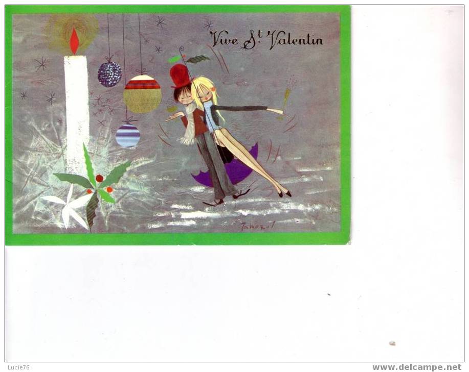 Carte Double De   "VIVE SAINT VALENTIN"   -   N° 147/1 - Saint-Valentin