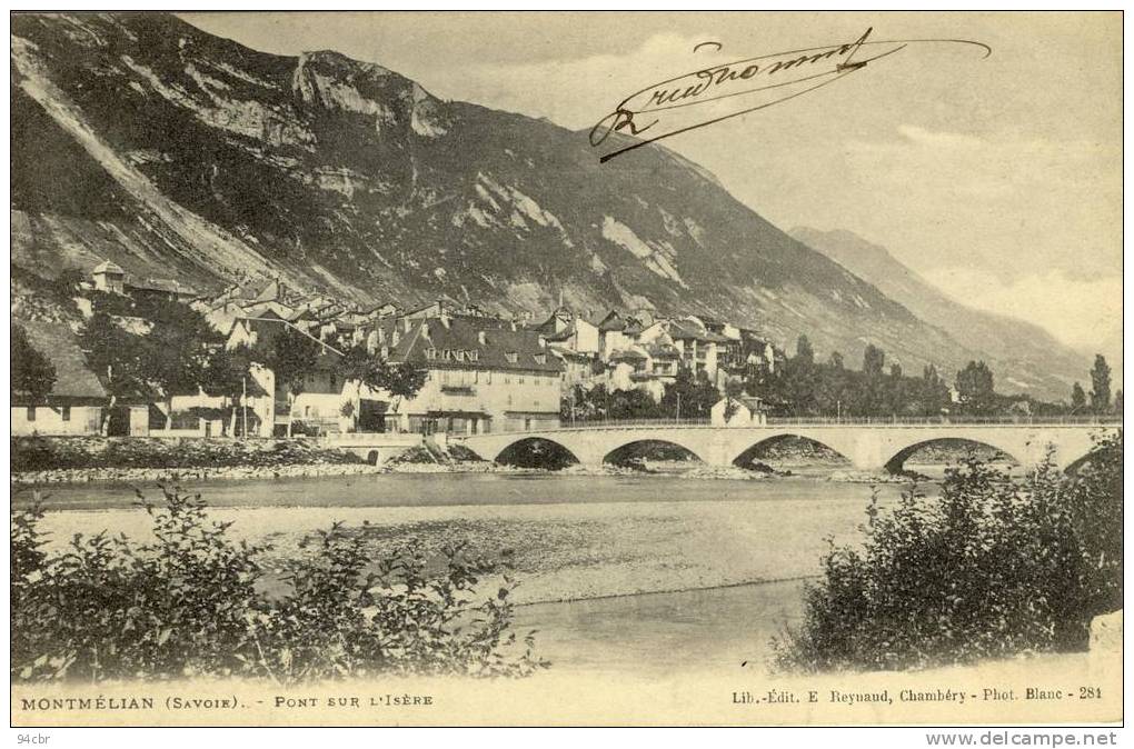 CPA (73) MONTMELIAN  Pont Sur L Isere - Montmelian