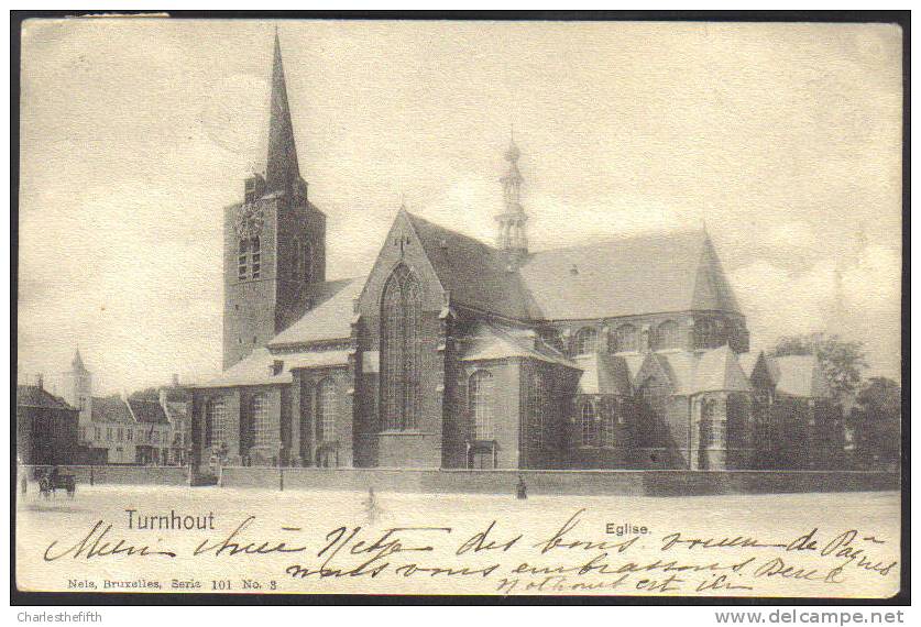 1902 " TURNHOUT - Eglise !! Mooie Nels Serie 101 Nr. 3. - Turnhout