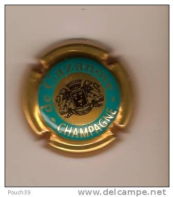 Capsule Champagne DE CAZANOVE Bleu Turquoise Et Argent - De Cazanove