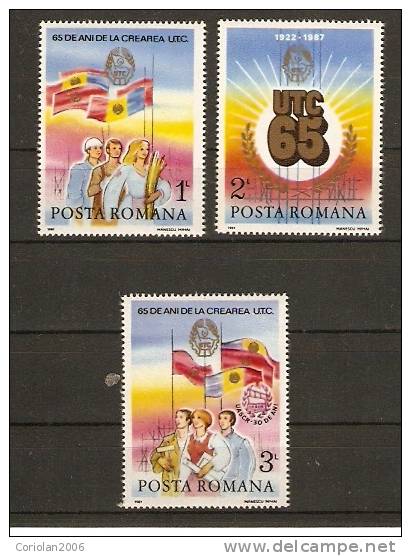 Romania 1987 / 65 Years UTC - Stamps