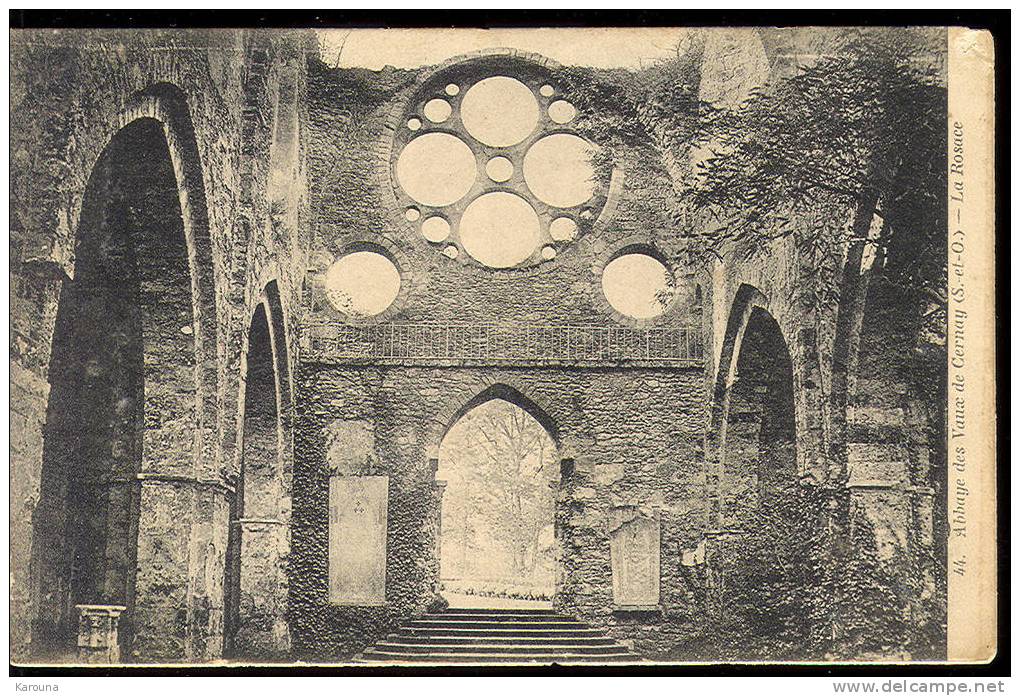 78 - CERNAY - L´Abbaye Des Vaux - La Rosace - Vaux De Cernay