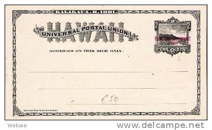 USG021HAWAII - /UX 6, Überdruck 1893 ** Neu - Hawaï