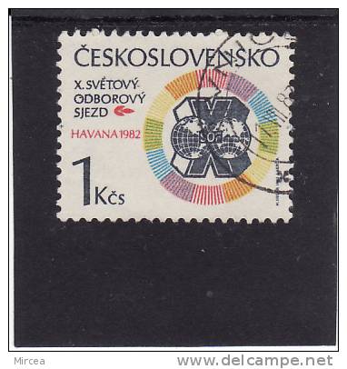 8409 - Tchecoslovaquie 1982 - Yv.no.2478 Oblitere - Usados