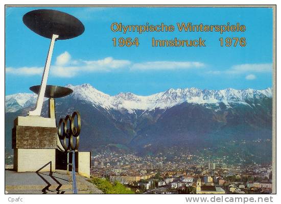 CP 1960 SUR LES JEUX OLYMPIQUE INNSBRUCK 1964-1976 - Sonstige & Ohne Zuordnung