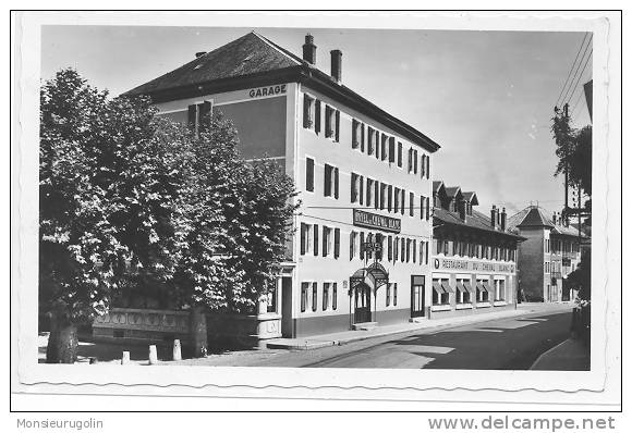 74 ) RUMILLY, L'Hotel Du Cheval Blancd, Allemand Chef De Cuisine, CPSM Petit Format, Photo Tracol - Rumilly