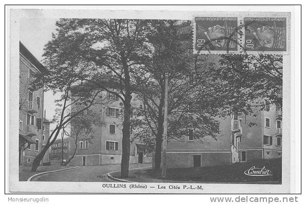 69 ) OULLINS, Les Cités P.L.M. Ed Combier (Bistre) - Oullins