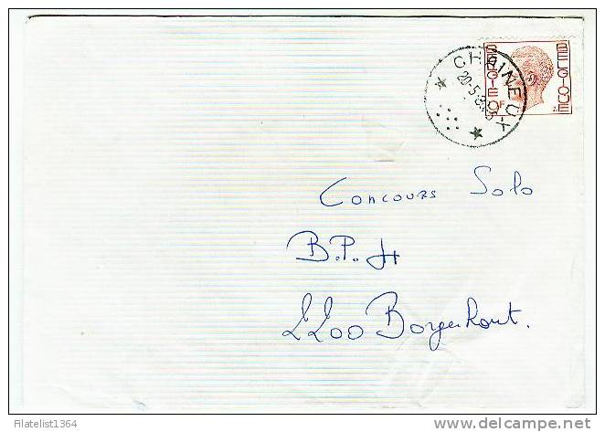 CHAINEUX 20.5.81 : Brief Sterstempel/relais Op Ocb.nr. 1962 - Sternenstempel