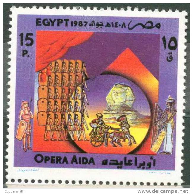 (016+17) Egypt / Egypte  Aida Stamp And Sheet / Timbre Et Bf / Bloc  ** / Mnh  Michel 1590 + BL 45 - Autres & Non Classés