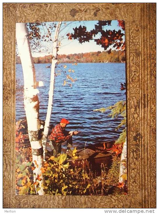 Fishermen -Falcon Beach Manitoba -Canada  - Cca 1970´s  VF    D12989 - Otros & Sin Clasificación