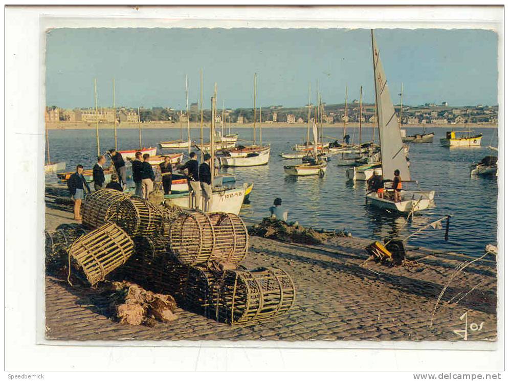 22-158 ERQUY Soir D'été Sur Le Port MX 7853 Jos . Bateau Peche N°1313SB - Erquy