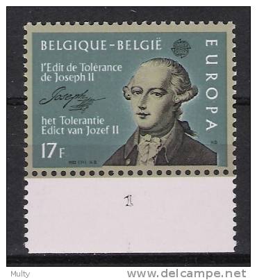 Belgie OCB 2049 (**) Met Plaatnummer 1. - 1981-1990