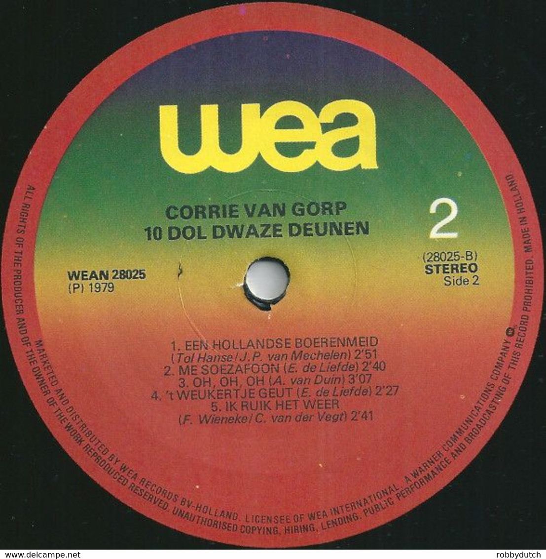 * LP * CORRIE VAN GORP - 10 DOL DWAZE DEUNEN (holland 1979 Ex-!!!) - Cómica