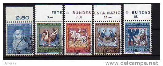 SUISSE   Oblitéré   Y. Et T. N°747 à 751       Cote: 2.00 Euros - Used Stamps