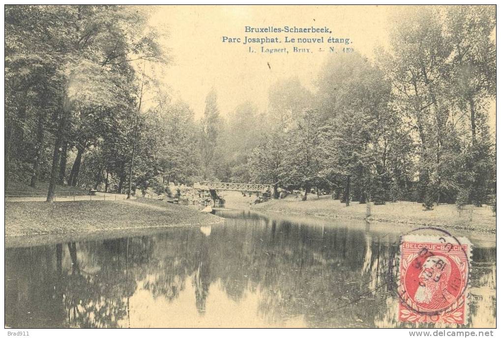 Schaerbeek / Schaarbeek - Parc Josaphat - Le Nouvel étang - 1903 - Schaerbeek - Schaarbeek