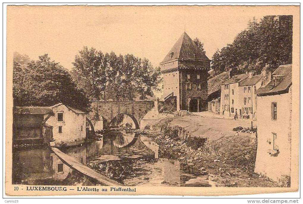 LUXEMBOURG   :  L '  ALZETTE  AU   PFAFFENTHAL - Esch-sur-Alzette