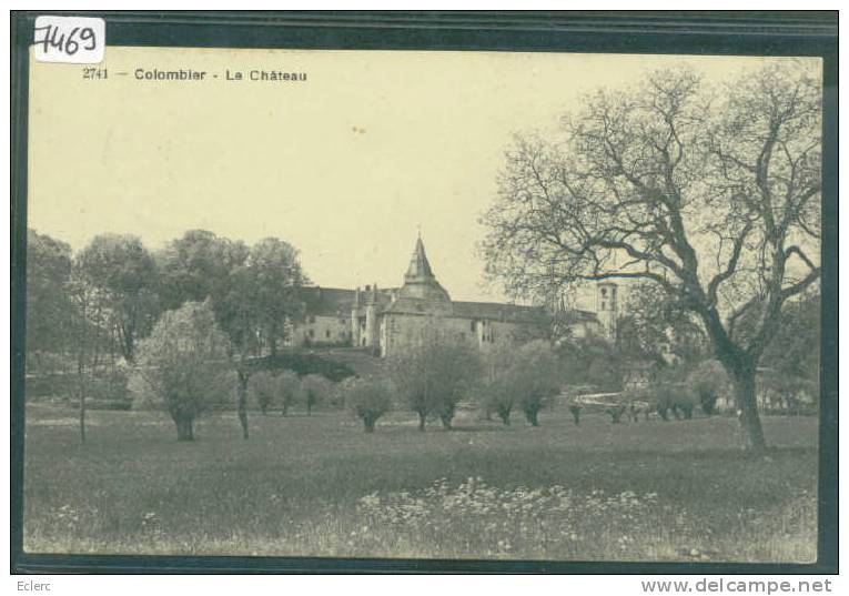 COLOMBIER - LE CHATEAU  - TB - Colombier