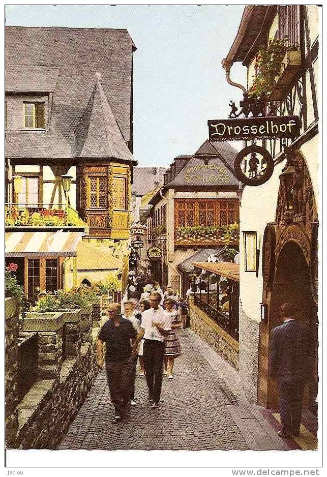 RUDESHEIM DROSSELGASSE REF 4493 - Ruedesheim A. Rh.