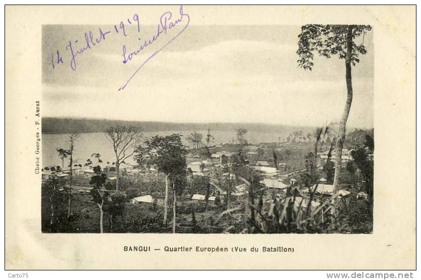 AFRIQUE - République Centrafricaine - BANGUI - Quartier Européen (vue Du Bataillon) - Centrafricaine (République)