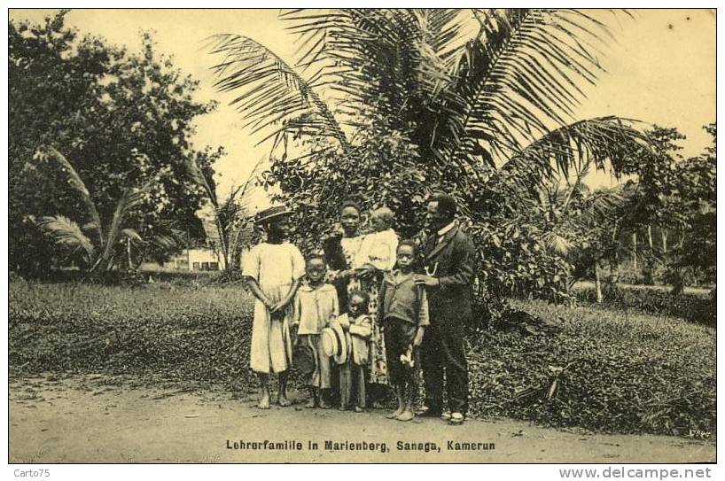 AFRIQUE - CAMEROUN - SANAGA - Lehrerfamille In Marienberg - Cameroun